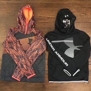 2 Like New Under Armour Cold Gear Hoodies